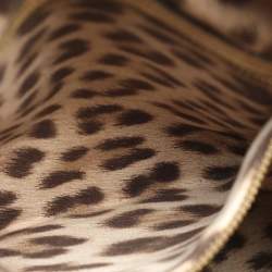 Pre Owned حقيبة ساتشل روبيرتو كافالي جلد بيج