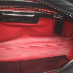 Pre Owned Roberto Cavalli Studded Black Leather Satchel