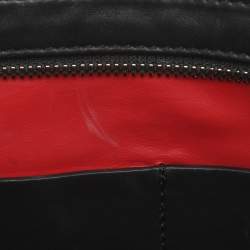 Pre Owned Roberto Cavalli Studded Black Leather Satchel