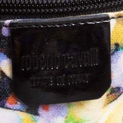 Roberto Cavalli Multicolor Printed PVC Tote