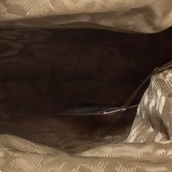 Pre Owned حقيبة روبرتو كافالي سوار ساتان طباعة زهور متعددة الألوان