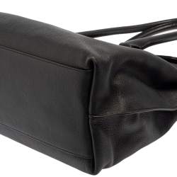 Pre Owned حقيبة روبرتو كافالي جلد أسود