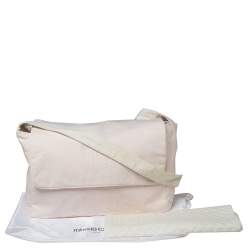 مملوكة مسبقًا Roberto Cavalli Baby Pink Cotton Diaper Bag