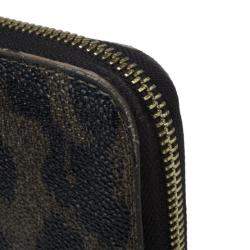 Pre Owned Roberto Cavalli Leopard Print Wallet