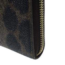 Pre Owned Roberto Cavalli Leopard Print Wallet