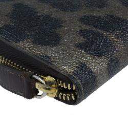 Pre Owned Roberto Cavalli Leopard Print Wallet