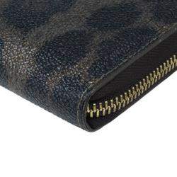Pre Owned Roberto Cavalli Leopard Print Wallet