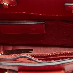 مملوكة مسبقًا حقيبة يد توتس روبرتو كافالي فلورنس جلد برتقالي