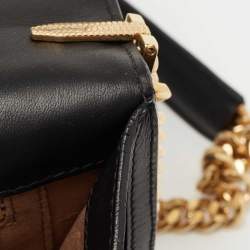 Pre Owned Roberto Cavalli Black Quilted Leather Hera Shoulder Bag