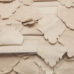 Pre Owned Roberto Cavalli Lilac/Beige Patchwork Flap Clutch