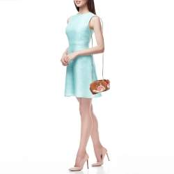 Pre Owned Roberto Cavalli Brown Suede Flap Crossbody Bag