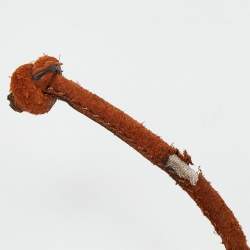 Pre Owned Roberto Cavalli Brown Suede Flap Crossbody Bag