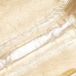 Pre Owned Roberto Cavalli Tan/Brown Leopard Print Leather Box Clutch