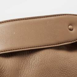 Roberto Cavalli Brown Leather Goa Satchel