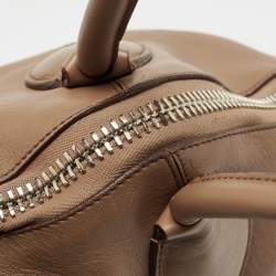 Roberto Cavalli Brown Leather Goa Satchel