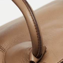 Roberto Cavalli Brown Leather Goa Satchel