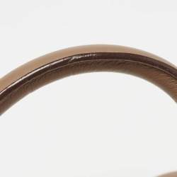 Roberto Cavalli Brown Leather Goa Satchel