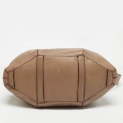 Roberto Cavalli Brown Leather Goa Satchel