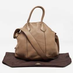 Roberto Cavalli Brown Leather Goa Satchel