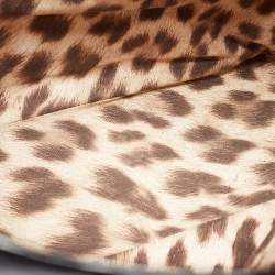 Pre Owned Roberto Cavalli Black Patent Leather Logo Tote