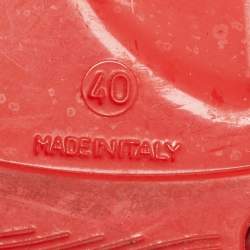 مملوكة مسبقًا صندل فلات إصبع روبرتو كافالي جلد أسود مزخرف شعار الماركة نمر مقاس 36