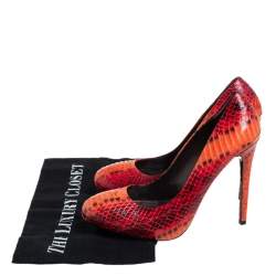 Roberto Cavalli Two Tone Python Pumps Size 39