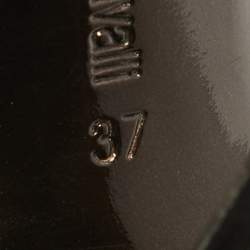 Pre Owned Roberto Cavalli Black Suede Chain Embellished Ankle Strap Sandals Size 37