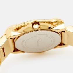 Roberto Cavalli Gold-Plated Stainless Steel Snake SWL006 Women's Wristwatch 37 mm