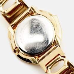 Roberto Cavalli Gold-Plated Stainless Steel Snake SWL006 Women's Wristwatch 37 mm