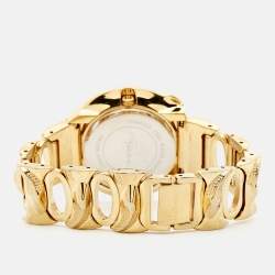 Roberto Cavalli Gold-Plated Stainless Steel Snake SWL006 Women's Wristwatch 37 mm