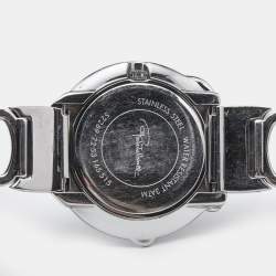 Roberto Cavalli Silver Stainless Steel Snake R7253165515 Women's Wristwatch 37 mm
