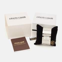 Roberto Cavalli Mother of Pearl Stainless Steel Pavon R7253117515 Women's Wristwatch 38 mm