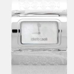 Roberto Cavalli Mother of Pearl Stainless Steel Pavon R7253117515 Women's Wristwatch 38 mm