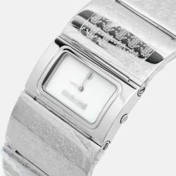 Roberto Cavalli Mother of Pearl Stainless Steel Pavon R7253117515 Women's Wristwatch 38 mm