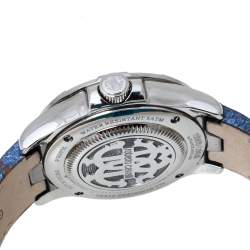 مملوكة مسبقًا Roberto Cavalli By Franck Muller Blue Stainless Steel 2L008.6 Women's Wristwatch 36 mm
