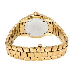 مملوكة مسبقًا Roberto Cavalli Gold Plated Stainless Steel Tempus 51839 Women's Wristwatch 37 MM