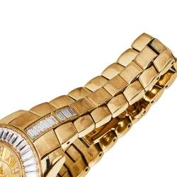 مملوكة مسبقًا Roberto Cavalli Gold Plated Stainless Steel Tempus 51839 Women's Wristwatch 37 MM