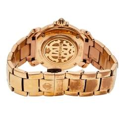 Roberto Cavalli By Franck Muller Rose Gold Tone Stainless Steel 1L005 Women's Wristwatch 35 mm