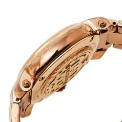 Roberto Cavalli By Franck Muller Rose Gold Tone Stainless Steel 1L005 Women's Wristwatch 35 mm