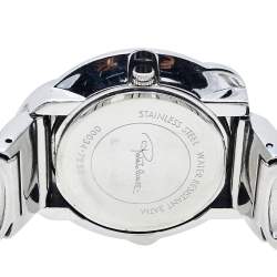 Roberto Cavalli Silver Stainless Steel Snake R7253165515 Women's Wristwatch 37 mm