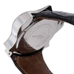 مملوكة مسبقًا Roberto Cavalli Black Stainless Steel Classic Leather R7251122025 Women's Wristwatch 42MM