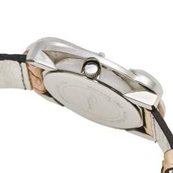 Pre Owned ساعة يد نسائية روبرتو كافالي  R7251165535 جلد ثعبان ستانلس ستيل بني 38 مم