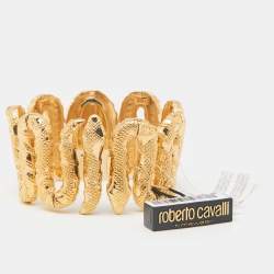 Roberto Cavalli Champagne Gold Tone Stainless Steel R7253195517 Cleopatra Women's Wristwatch 40MM