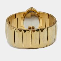 Pre Owned Roberto Cavalli Champagne Gold Plated Stainless Steel R7253133617 Women's Wristwatch 36 mm