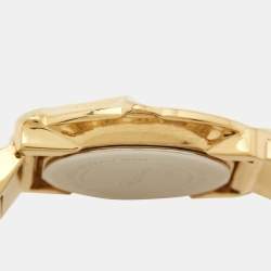 Roberto Cavalli Champagne Yellow Gold Plated Stainless Steel Snake R7253165517 Women's Wristwatch 37 mm