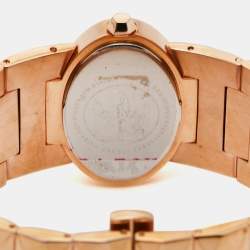 Roberto Cavalli Champagne Pink Rose Gold Plated Stainless Steel R7253133517 Women's Wristwatch 36 MM