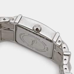 Pre Owned Roberto Cavalli Silver Stainless Steel Rock R7253121515 Women's Wristwatch 27 mm
