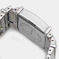 Pre Owned Roberto Cavalli Silver Stainless Steel Rock R7253121515 Women's Wristwatch 27 mm