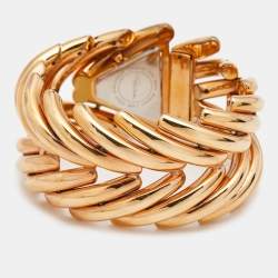Roberto Cavalli White Rose Gold Plated Stainless Steel R7253172645  Women's Wristwatch 41 mm