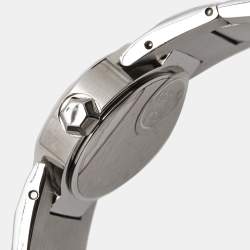 Pre Owned Roberto Cavalli Silver Stainless Steel R7253133615 Women's Wristwatch 36 mm